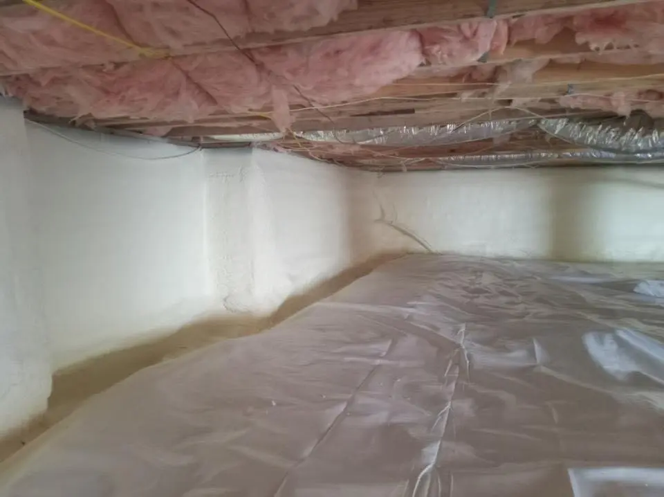 Crawl space encapsulation with closed-cell spray foam for Roof Maintenance in Glennville